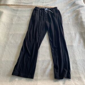 Michael Kors Men's Black  Loungewear Pants Size: Small with Side Pockets MK LOGO
